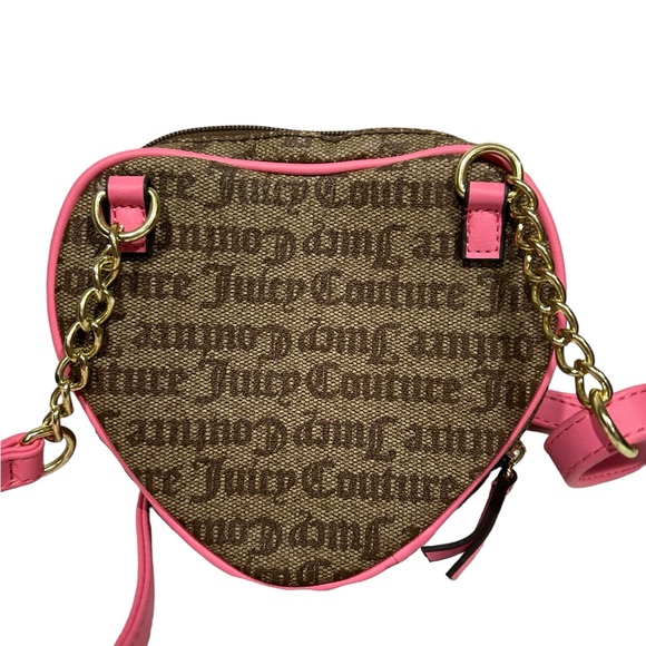 Juicy Couture heart shoulder bag with adjustable strap NWOT - Picture 2 of 8